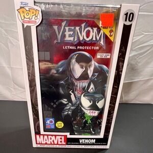 Funko Pop Comic Covers 10 Venom Lethal Protector PX Glow In Dark Marvel